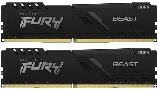 Пам'ять ПК DDR4 32GB KIT (16GBx2) 3200 FURY Beast Kingston teh0014332 - фото 2