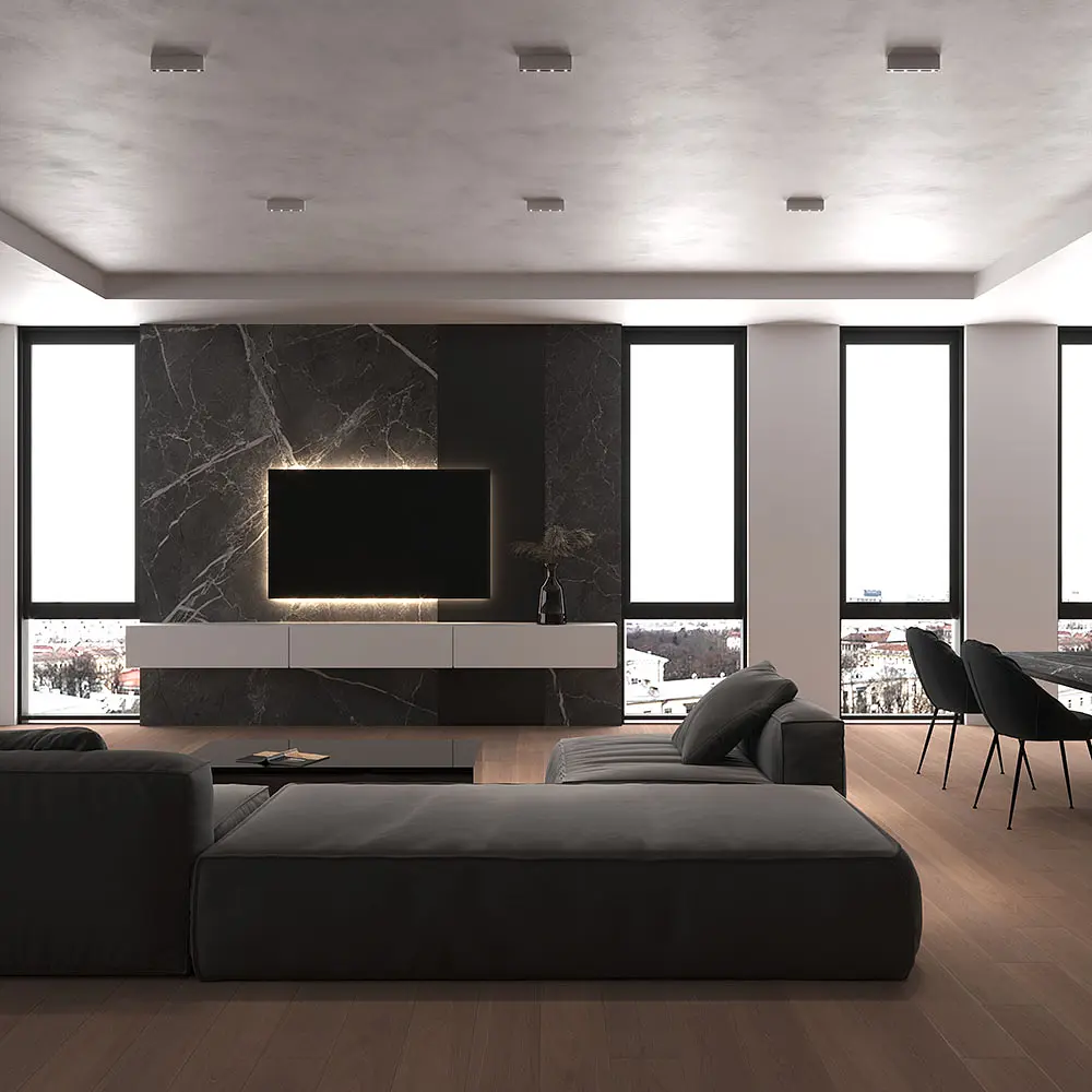 Потолочная люстра Skarlat RSLC78074-4 4×1.5W WH+BK 4000K - фото 3