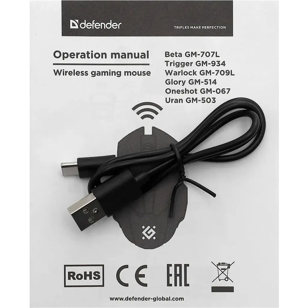 Миша Defender Oneshot GM-067 [52067] [128223] - фото 5