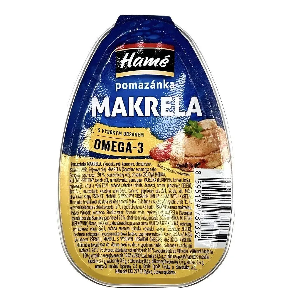 Паштет Hame з філе макрелі 100 г (8595139787332)