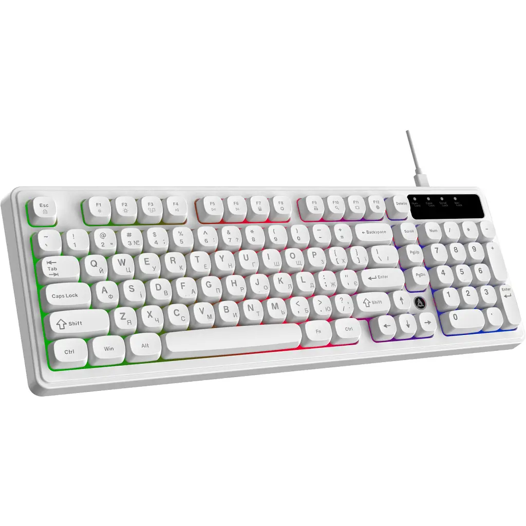 Клавіатура Ajazz AF98 USB UA White (AF98-W) - фото 2
