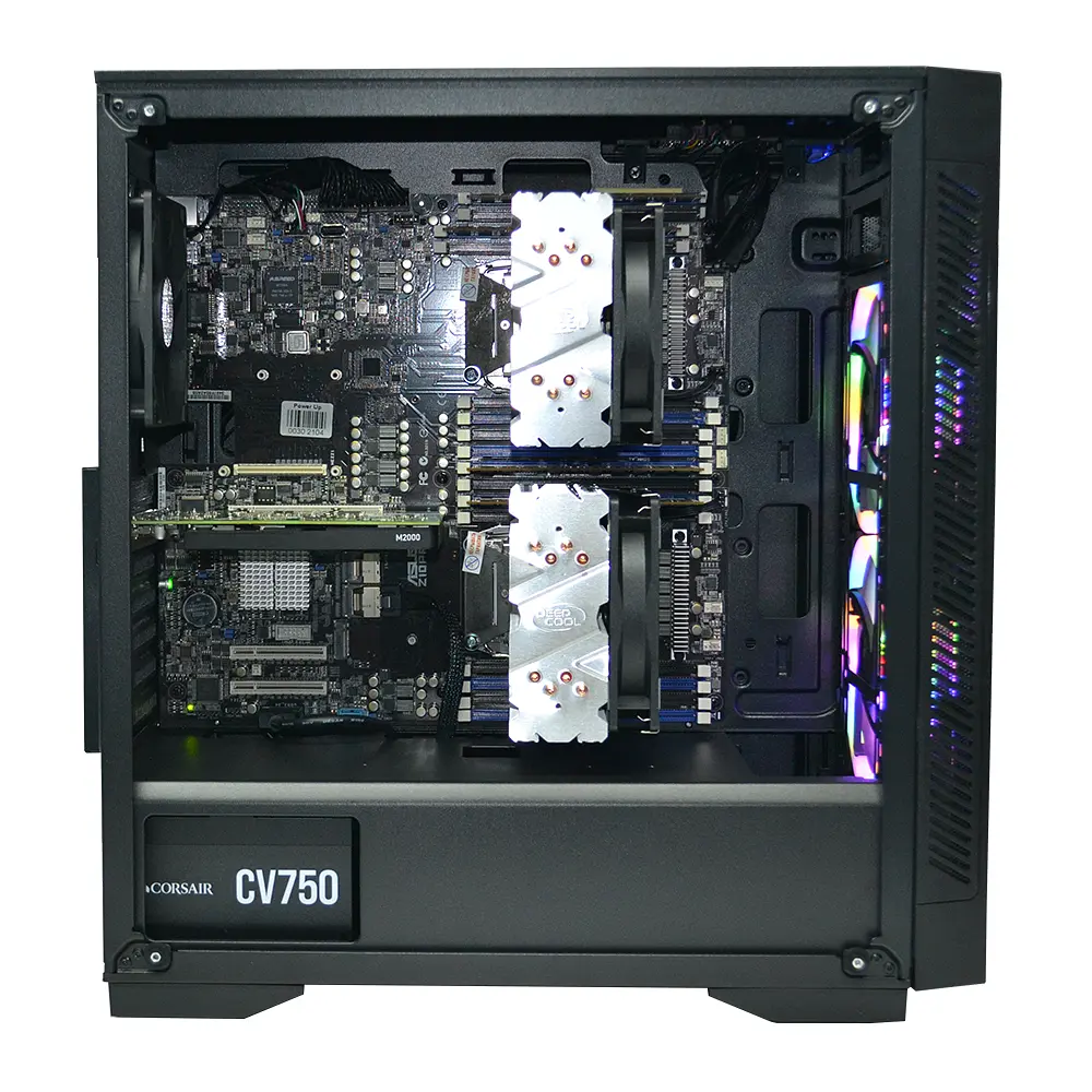 Двопроцесорна робоча станція Power Up #190 Xeon E5 2699 v3 x2/128 GB/HDD 2 TB/SSD 256GB/NVIDIA Quadro M2000 4 Gb - фото 3