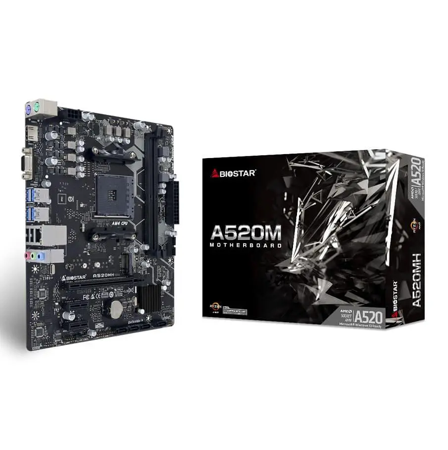 Материнська плата Biostar A520MH 6.1 (A520MH 6.1) (Socket AM4, AMD A520, Micro-ATX) Б/в - фото 4