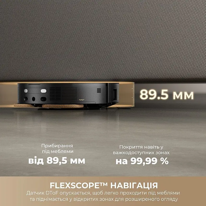 Робот-пилосос Mova MOBIUS 60 Black (RLV83LE) - фото 20