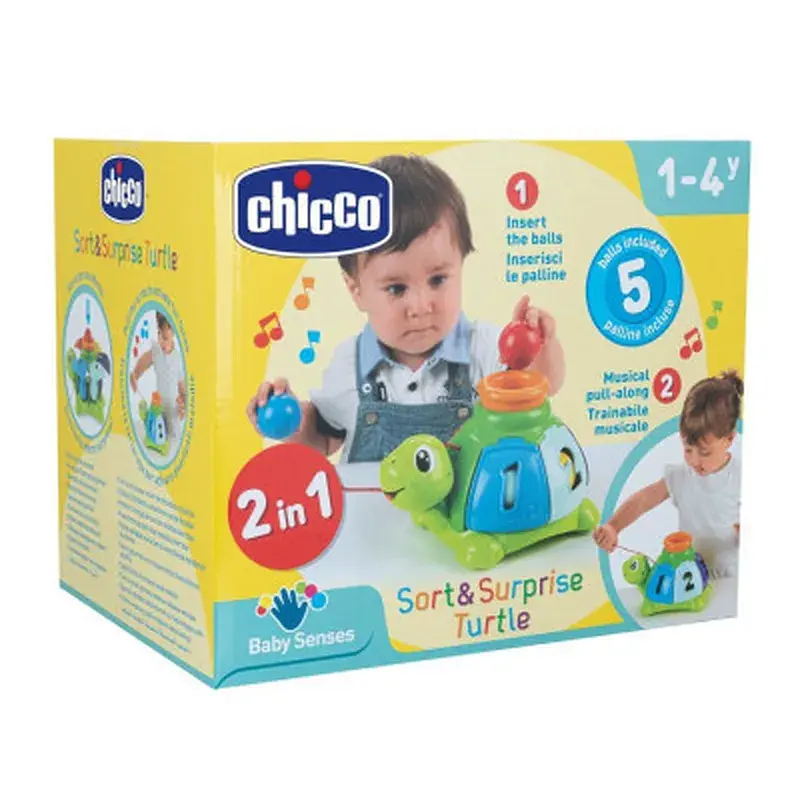 Розвиваюча іграшка Chicco сортер Черепаха (10622.00) - фото 3