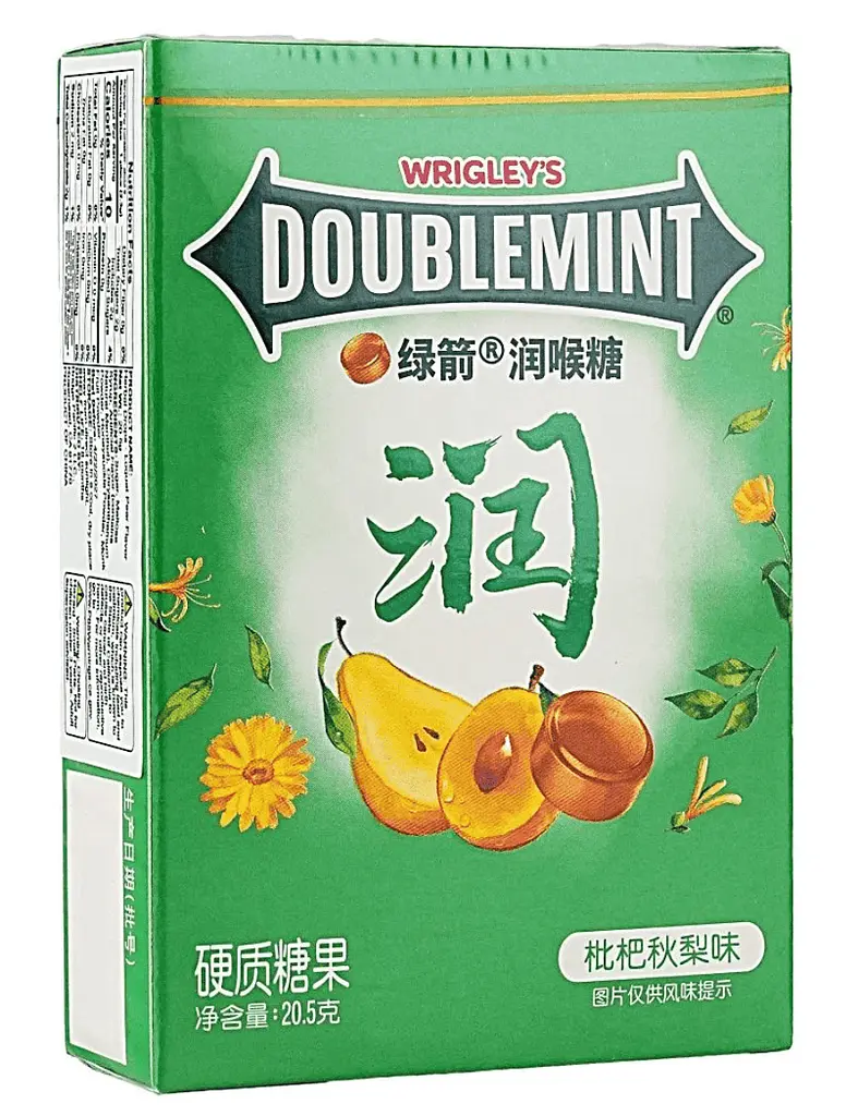 Льодяники від болю в горлі Wrigley's Doublemint Loquat Pear Flavor 20.5г - фото 2