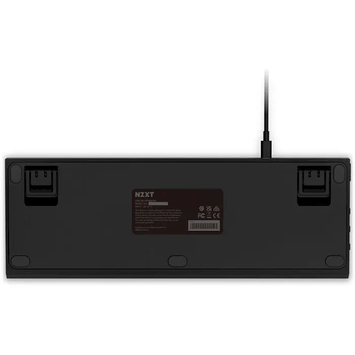 Клавиатура NZXT Function TKL RGB Gateron Linear Red Switches ENG USB Matte White (KB-1TKUS-WR) - фото 3