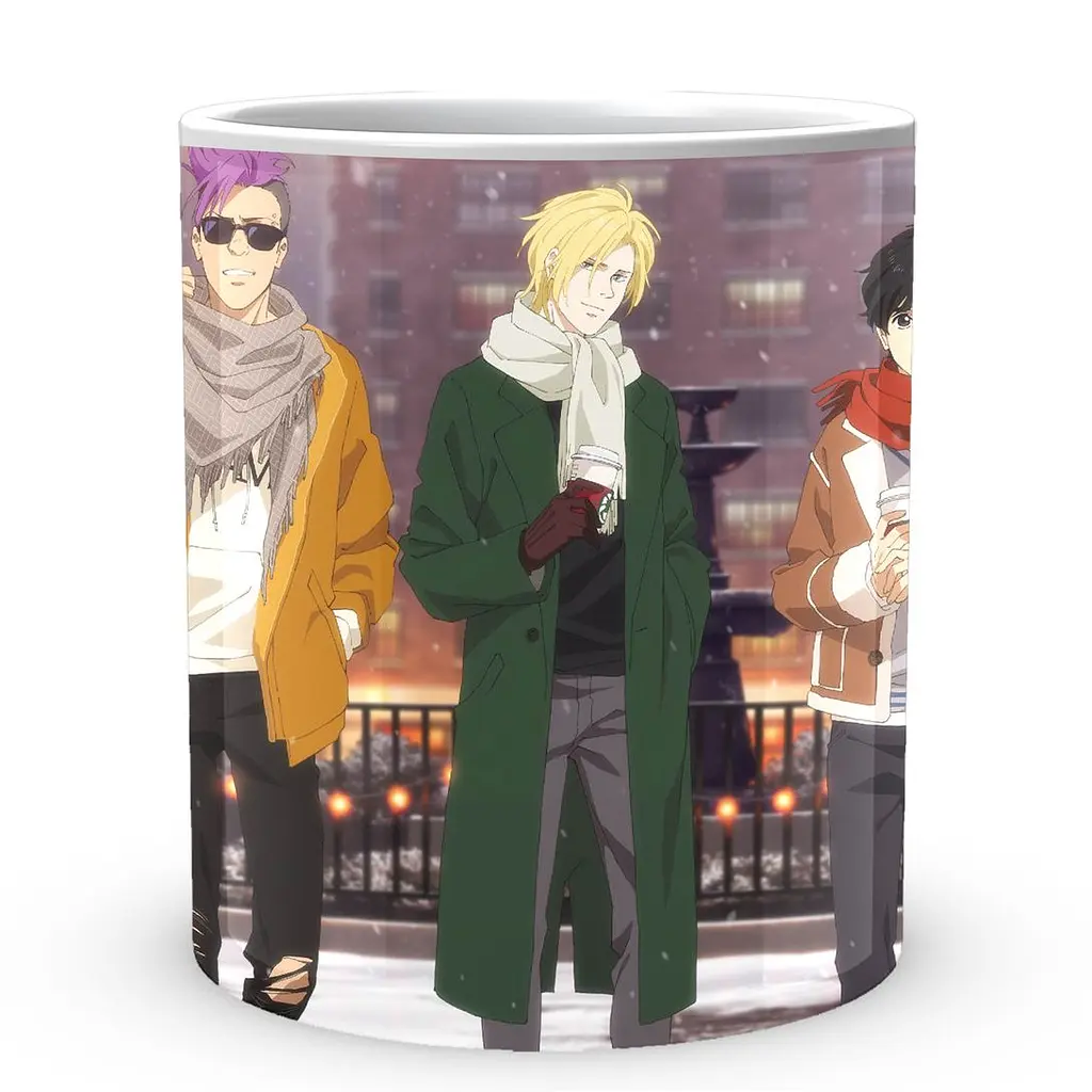 Кружка GeekLand Banana Fish Банановая Рыба BF 02.14 330 мл белая - фото 2