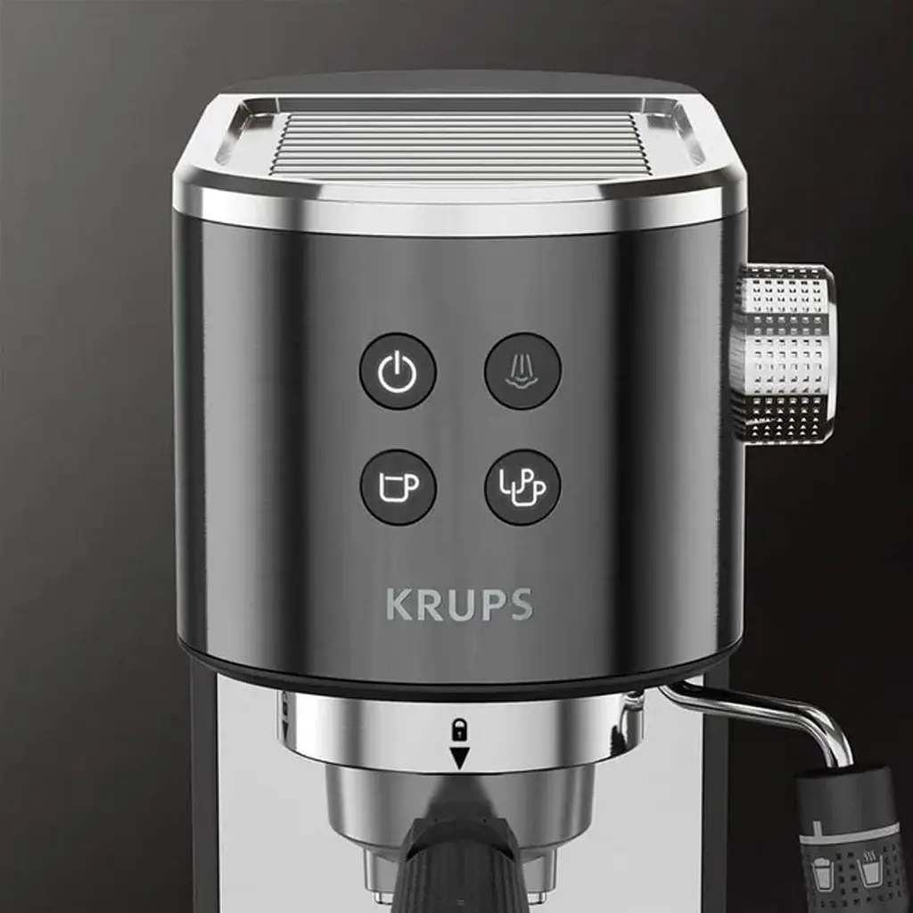 Кавоварка ріжкова Krups Virtuoso+Pump XP444G10 [99909] - фото 4