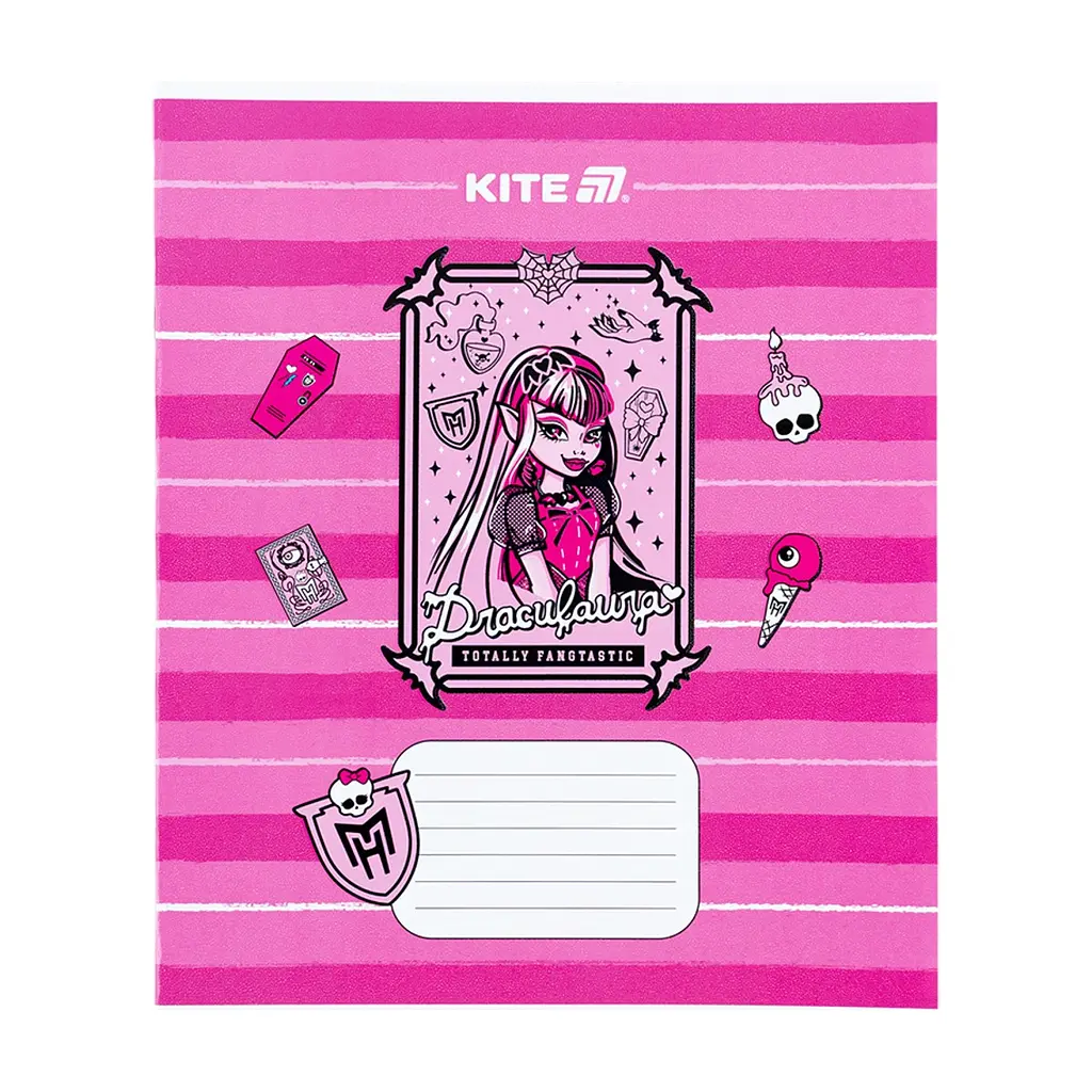 Зошит Kite Monster High, 12 аркушів, коса лінія (MH25-235), в асортименті - фото 7