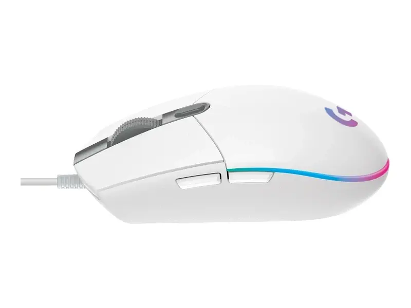 Миша Logitech G203 Gaming Lightsync RGB White (910-005797) - фото 3