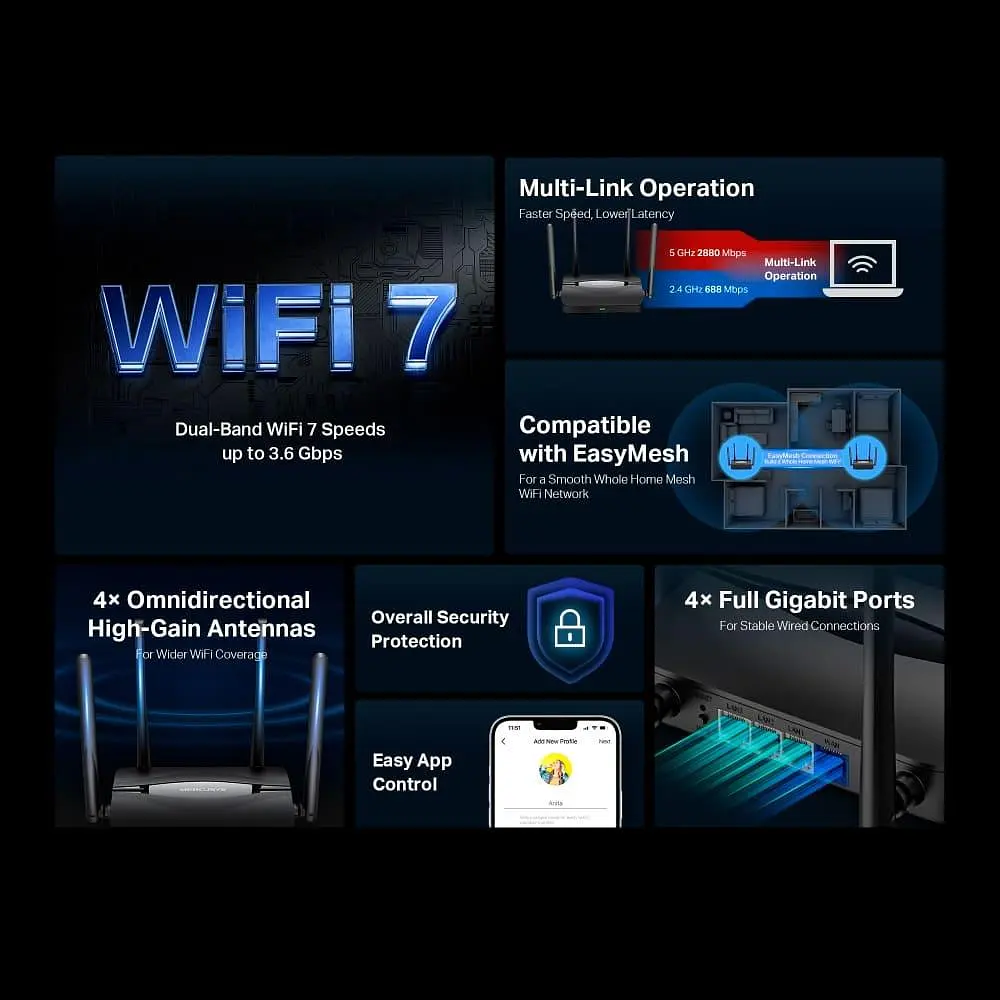 Роутер Mercusys MR25BE (MR25BE) - фото 9