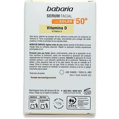 Сироватка для обличчя Babaria Вітамін D SPF 50, 30 мл - фото 2