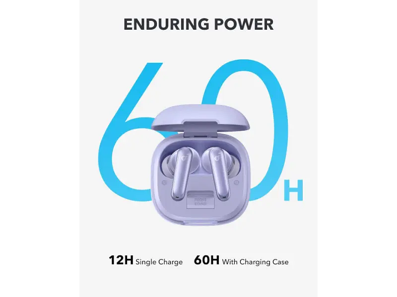 Навушники TWS ANKER SoundCore P40i Purple - фото 12