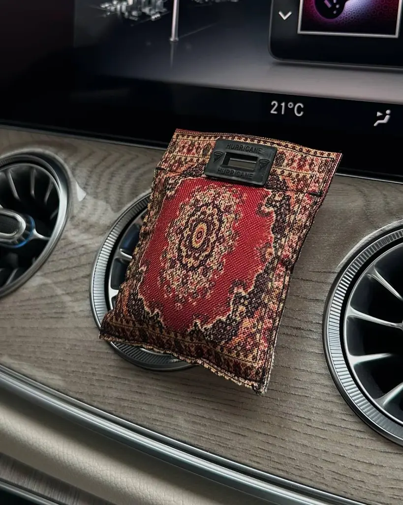 Ароматизатор автомобільний арома саше Hurricane Бабусин килимок LIMITED EDITION ручної роботи - фото 4