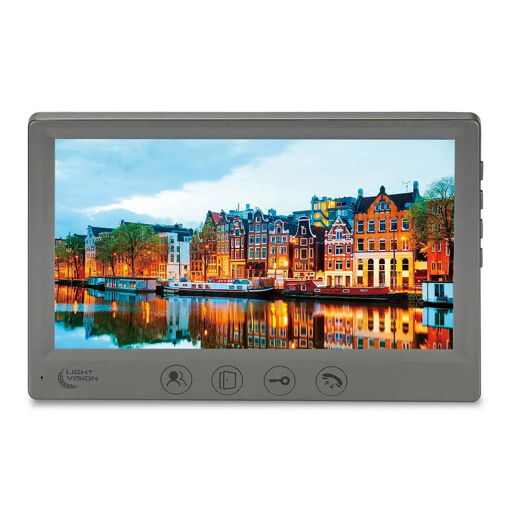 Відеодомофон 7" Light Vision AMSTERDAM FHD Grey (82-00237) - фото 12