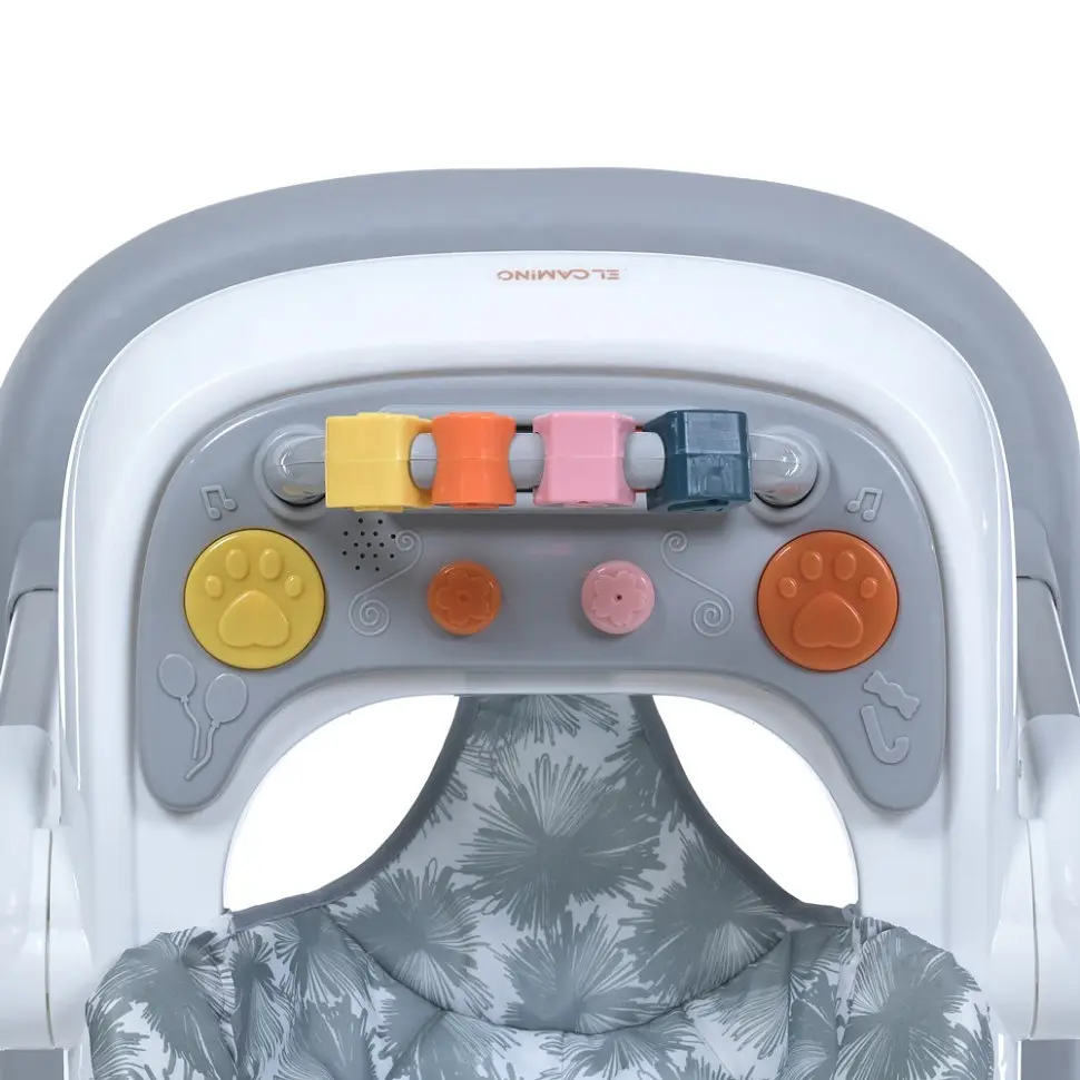 Ходунки дитячі MULTIWAY ME 1163 Gray світлові та звукові ефекти - фото 7