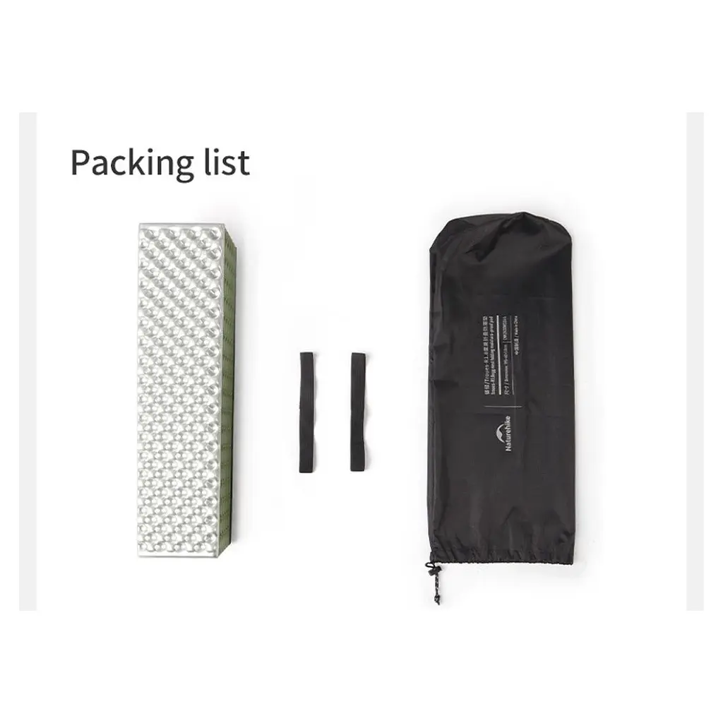 Туристичний килимок Naturehike CNK2450WS044 подвійний 200x120х1,8см зелений (6927595789995) - фото 3