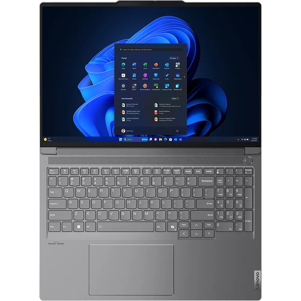 Ноутбук LENOVO ThinkBook 16P G5 IRX, Intel Core i9-14900HX до 5.8 GHz, 16", 3.2K, 32GB, 1TB SSD, NVIDIA GeForce RTX 4060 8GB GDDR6, Windows 11 Pro - фото 11