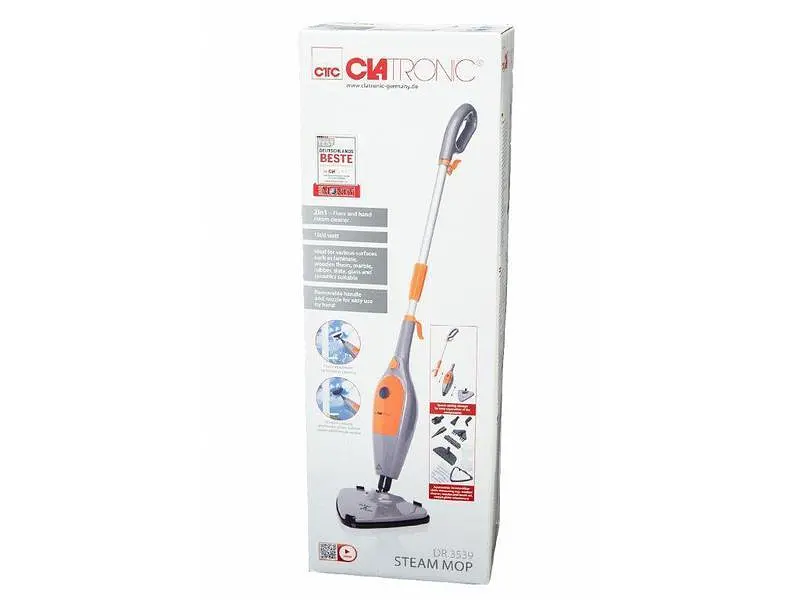 Пароочисник Clatronic DR 3539 Anthracite-Orange - фото 6