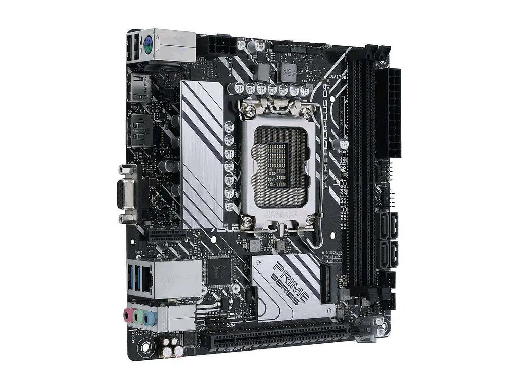 Материнська плата ASUS PRIME H610I-PLUS D4-CSM (PRIME H610I-PLUS D4-CSM) (Socket 1700, Intel H610, Mini-ITX) - фото 2