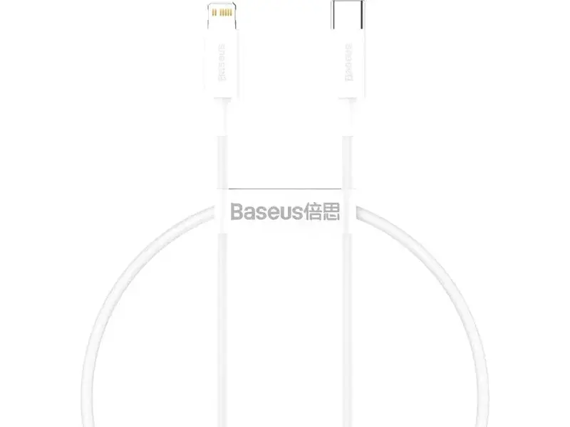 Кабель BASEUS Superior Series USB-C to iP PD 20W White 0.25m (CATLYS-02)