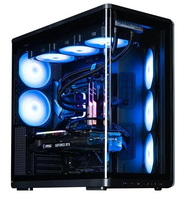Корпус Zalman P60 из закаленного стекла без блока питания, черный (P60BLACK) - фото 8