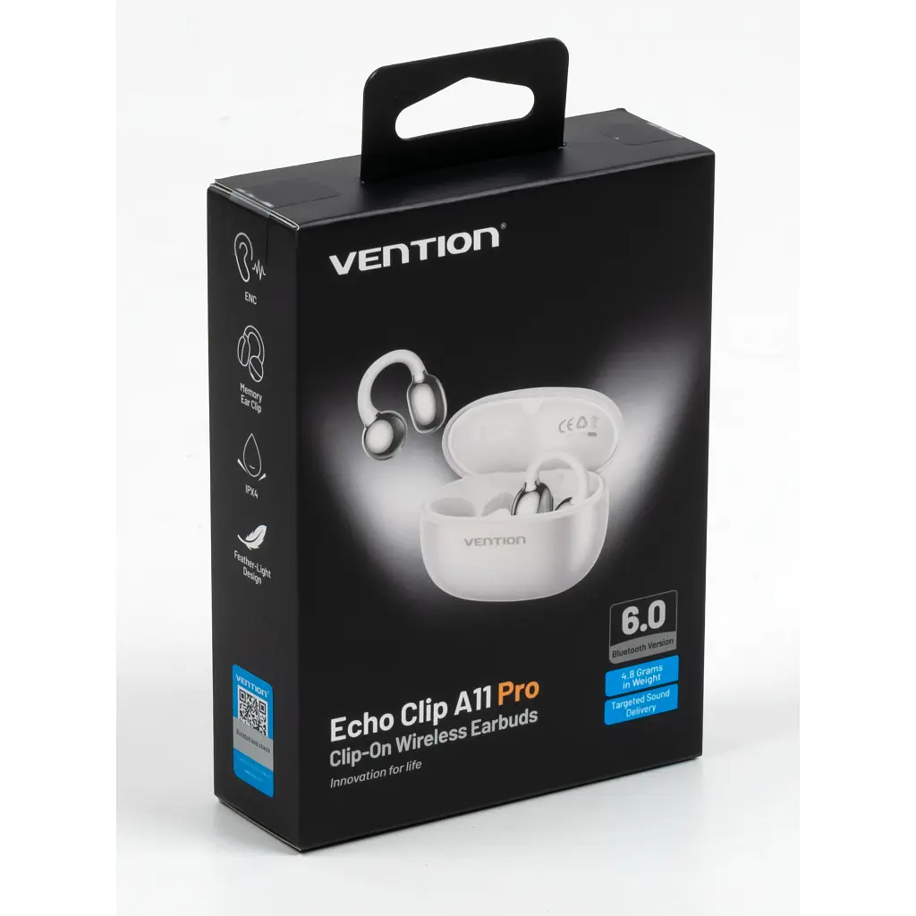 Навушники Vention Echo Clip A11 White (NBWW0-PH) - фото 7
