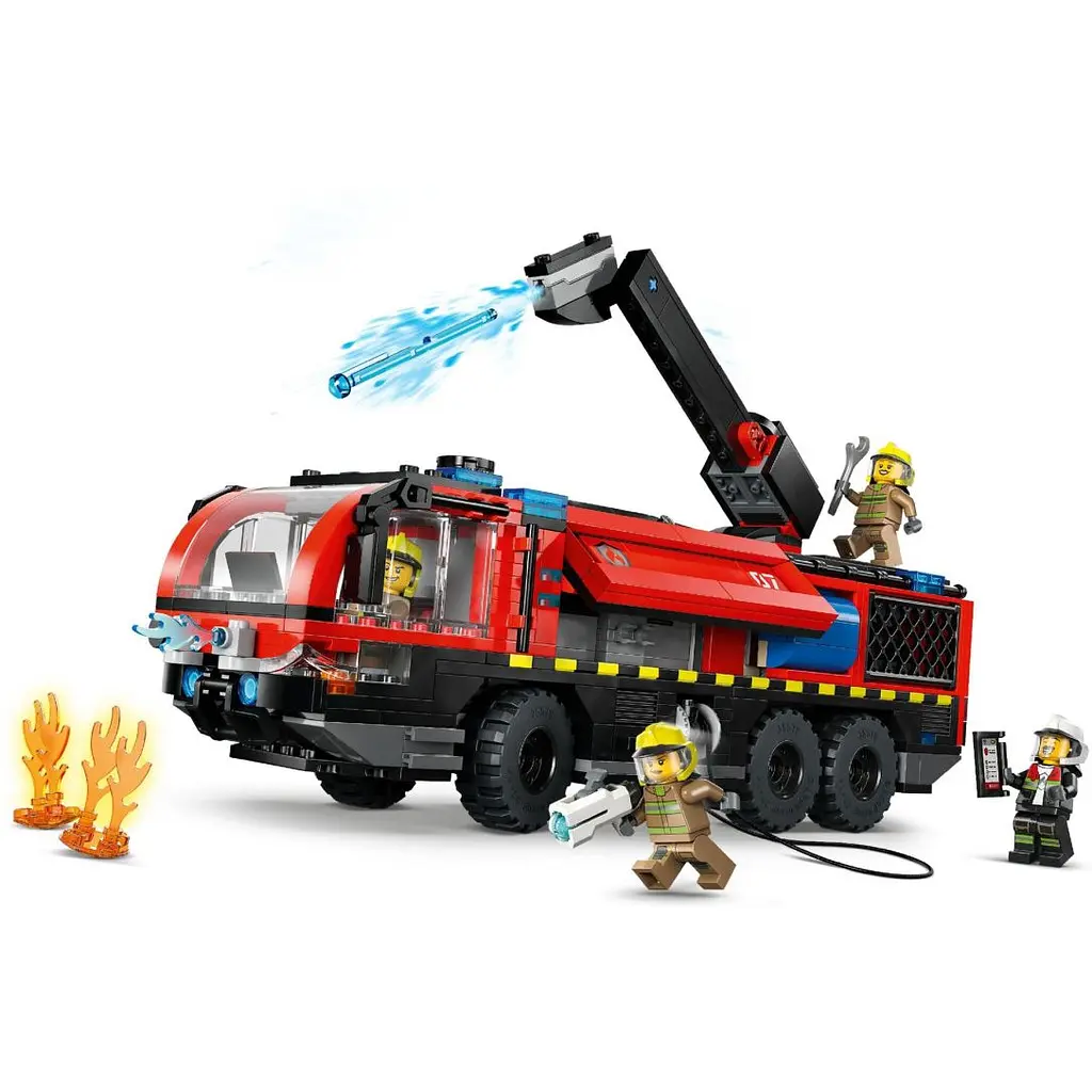 Конструктор LEGO City Пожежна вантажівка в аеропорту 691 деталь (60499) - фото 5