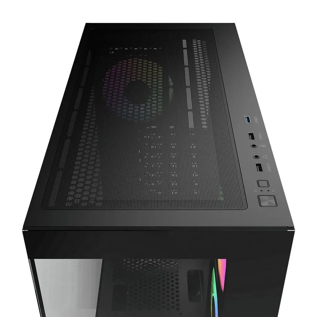 Корпус Ocypus Gamma C72 ARGB Black (GAMMA-C72-BKD400XX-GL) - фото 2