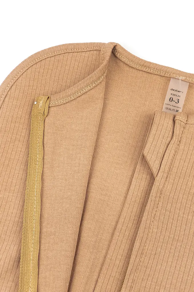 Європелюшка із застібкою на блискавці для сну малюка з фактурного інтерлоку - фото 3