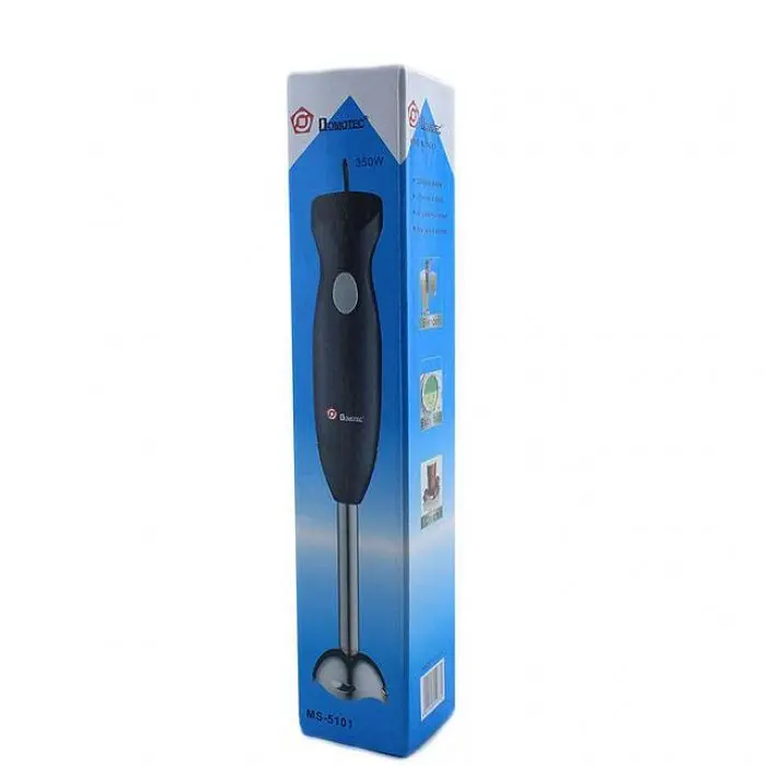 Блендер ручной погружной Domotec MS 5101 350 Вт, с металлической ножкой, без чаши - фото 2