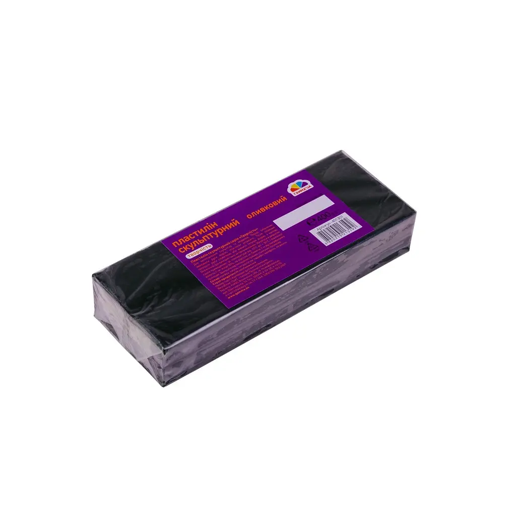 Пластилін скульптурний GammaUA, 400 г., Оливковый, (401301)