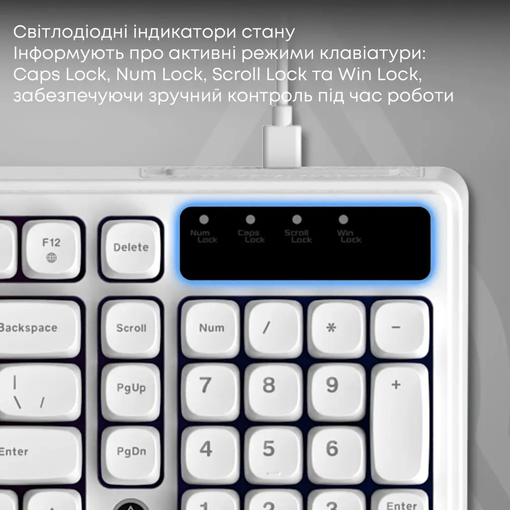 Клавиатура Ajazz AF98 White (AF98-W) - фото 9
