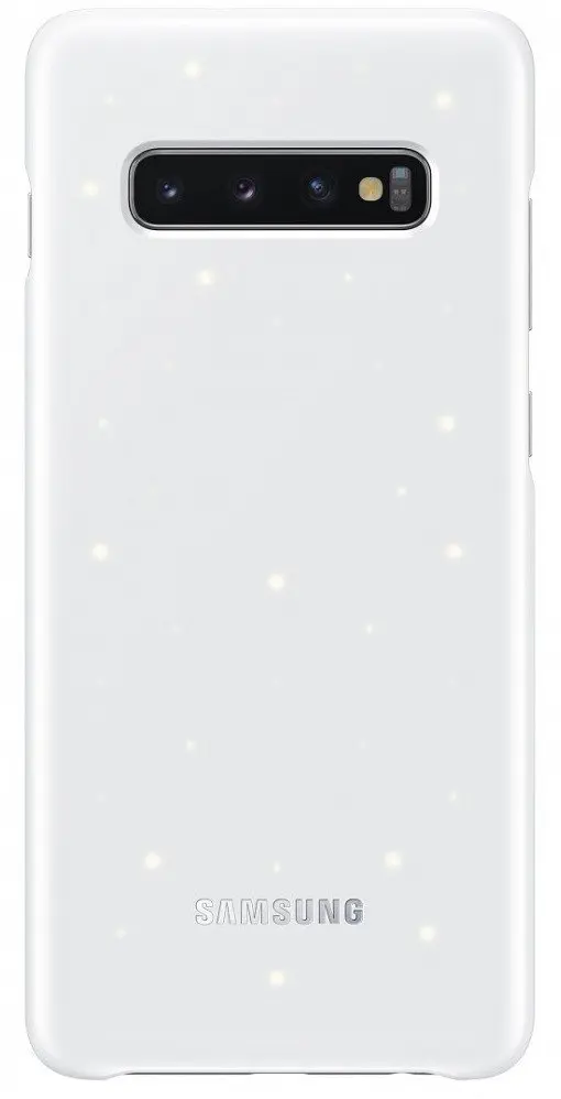 Чохол протиударний Official LED Cover EF-KG973CWEGRU для Samsung Galaxy S10 (6.1") White - фото 8