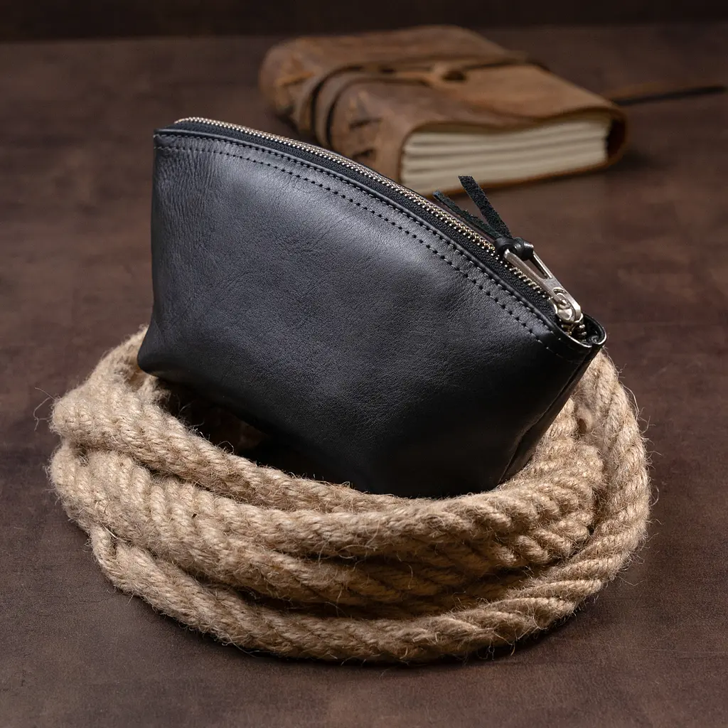 Жіноча шкіряна косметичка GRANDE PELLE 23х10.5х7.5 см acs0015904 - фото 7