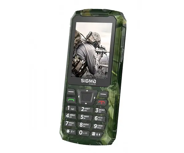 Телефон защищенный Sigma mobile X-treme PR68 Type-C camo (4827798122426) - фото 3