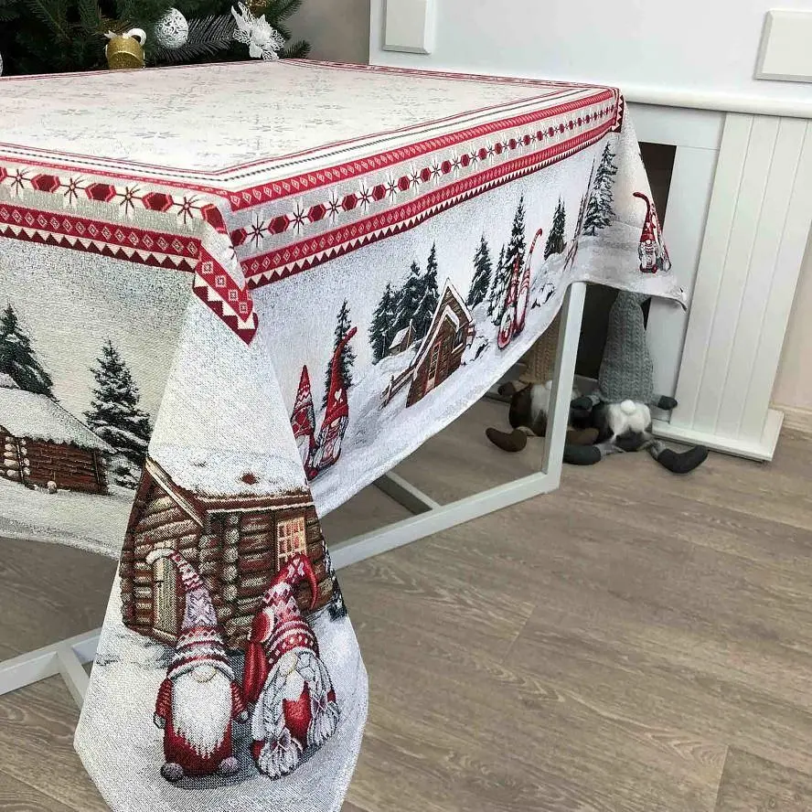 Скатерть Прованс Snowfall 300х135 см (23411) - фото 4