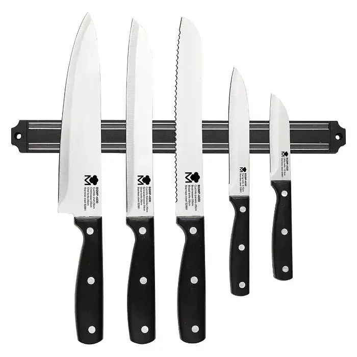Набір ножів з магнітним тримачем MasterPro MasterPro gourmet pepe 5 предметів (BGMP-4330)