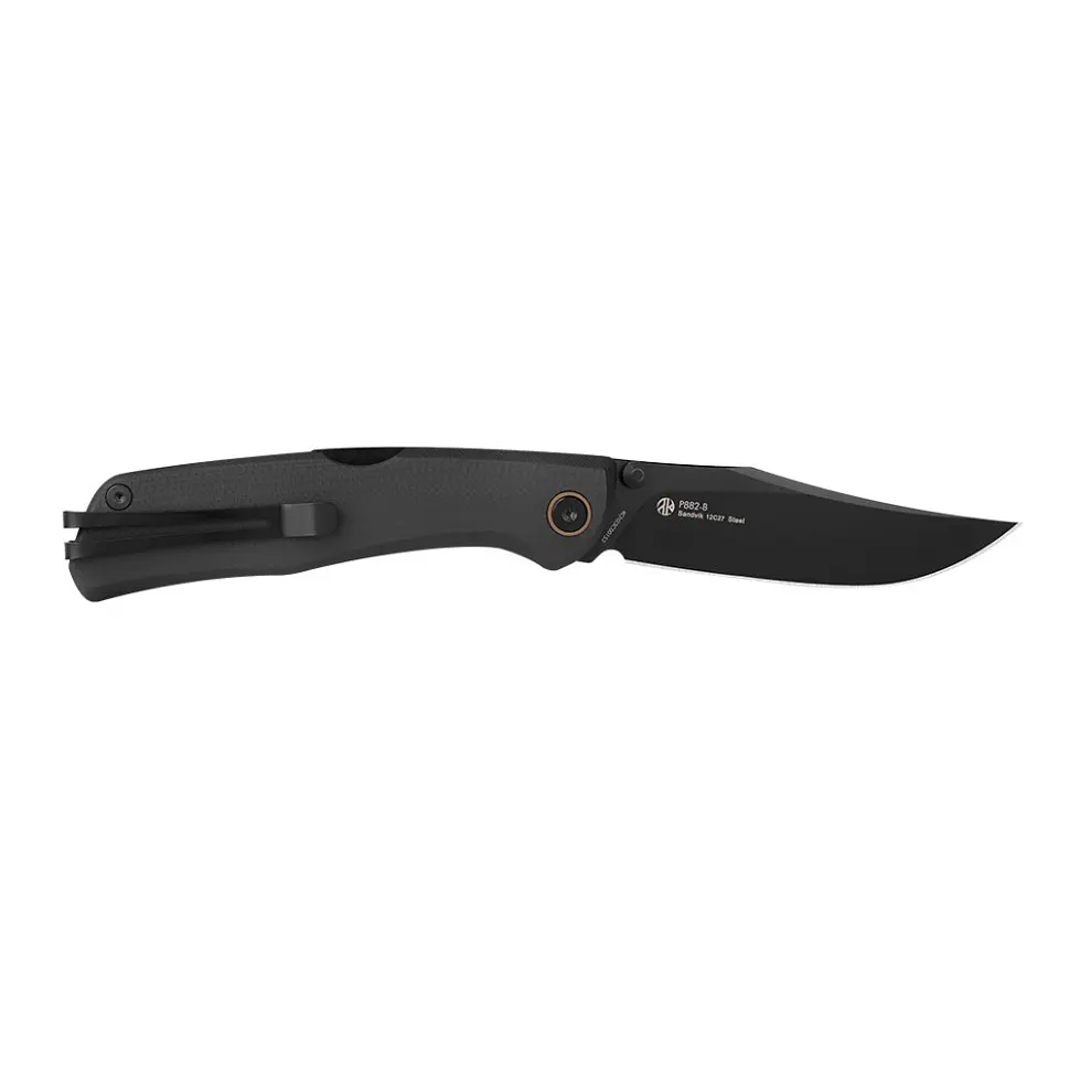 Ніж складаний туристичний Ruike P882-B, (8.5 см) 12С27/G10 чорний - фото 4