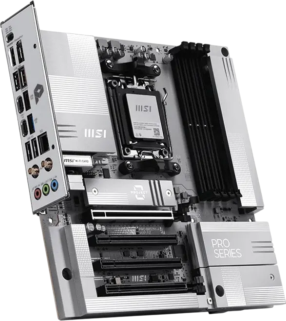 Материнська плата MSI Pro B850M-A WiFi PZ Socket AM5 - фото 2