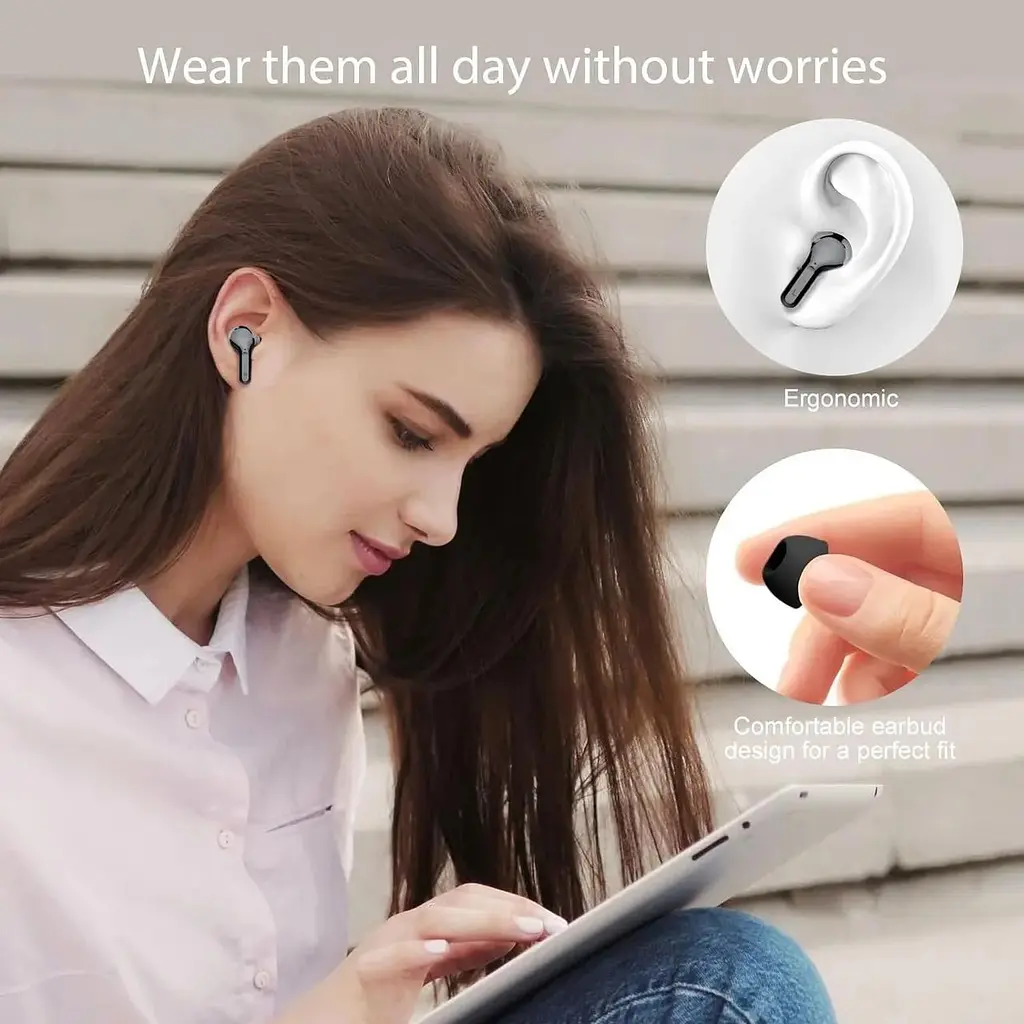 Бездротові навушники BESNOOW Bluetooth 5.3  - фото 7