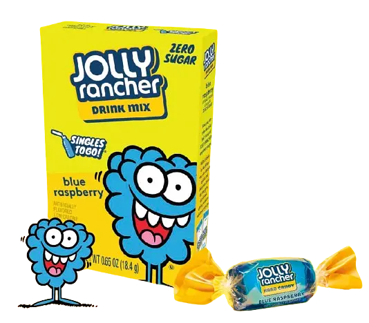 Порошковий напій Jolly Rancher Water Drink Mix Blue Raspberry 6 стіків - фото 2