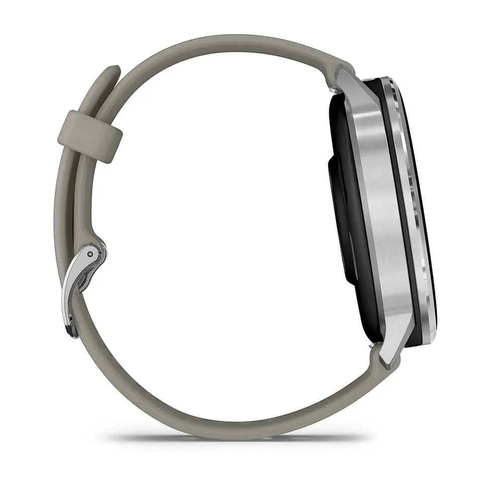Смарт-годинник Garmin Venu 4 45mm Silver Bezel with Silver Gray Silicone Band (010-03014-01) - фото 4