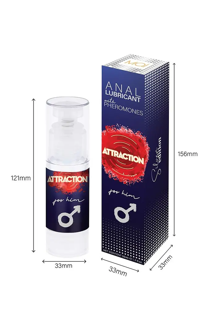 Анальный лубрикант с феромонами ANAL LUBRICANT WITH PHEROMONES ATTRACTION FOR HIM 50 ML TONGA 83-LT2387 98094 - фото 3