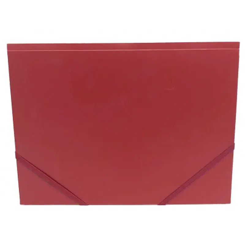Папка на резинках H-Tone А4, червона (FOLD-HT-JJ40941-R) - фото 2