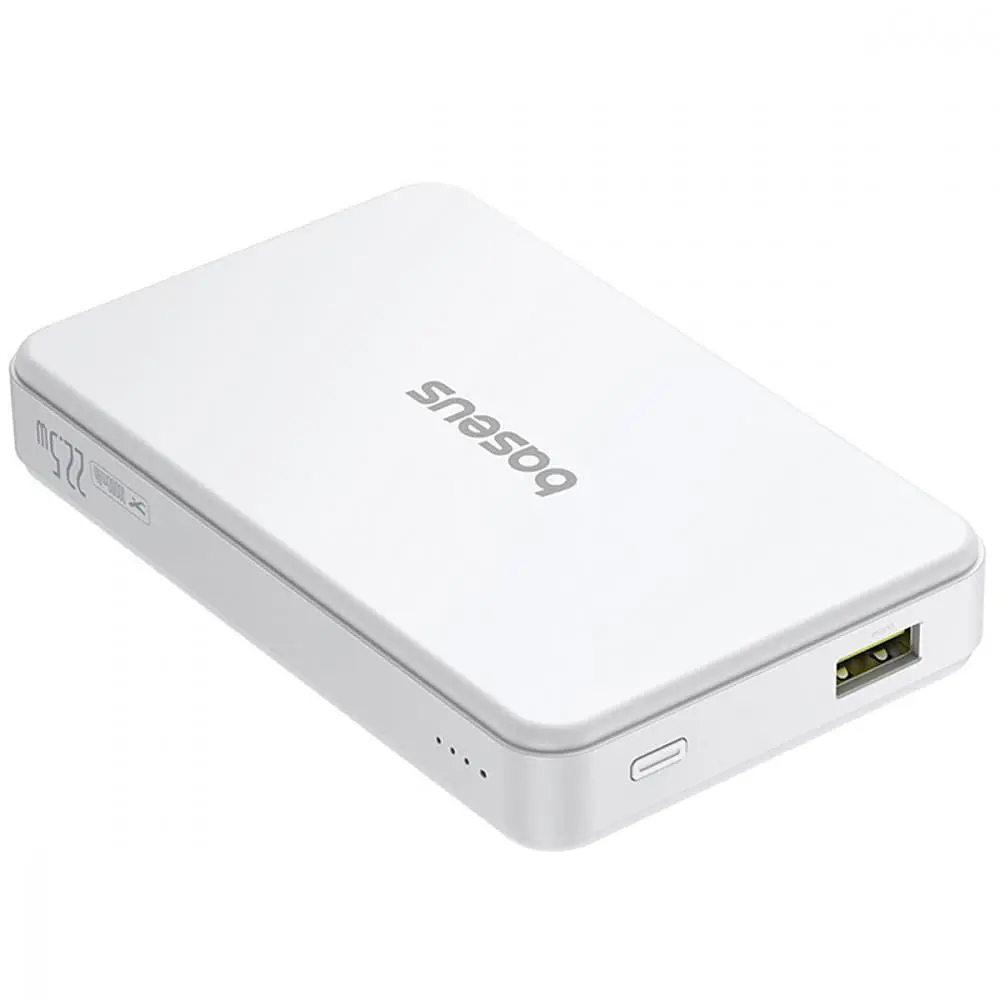 Павербанк Baseus Airpow II Qi2 White 10 000 mAh / 22.5 Вт (P10080000213-00) - фото 3