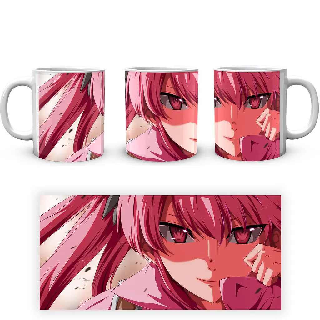 Кружка GeekLand Убийца Аками Akame Ga Kill! Pink face AGK 02.08 330 мл разноцветная - фото 2