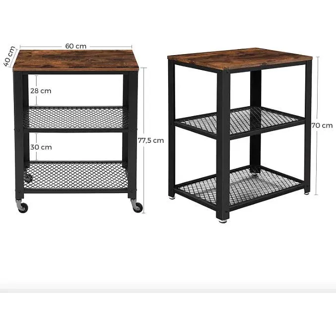 Стеллаж Leobert Flash на колесах в стиле Loft - фото 8