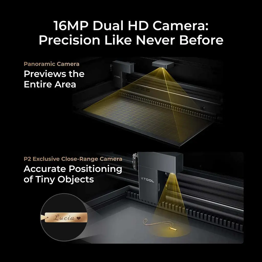 Лазерний гравірувальний верстат xTool P2S 2-в-1 Cірий (P2S-GY) - фото 4